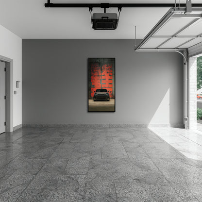 Black Luxury Range Rover Midnight Command Wall Art