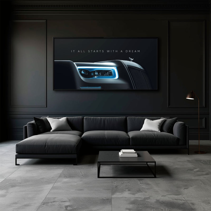 Rolls-Royce Inspirational Motivational Wall Art