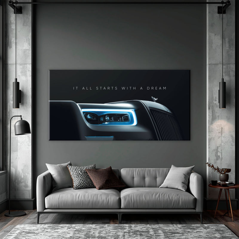 Rolls-Royce Inspirational Motivational Wall Art
