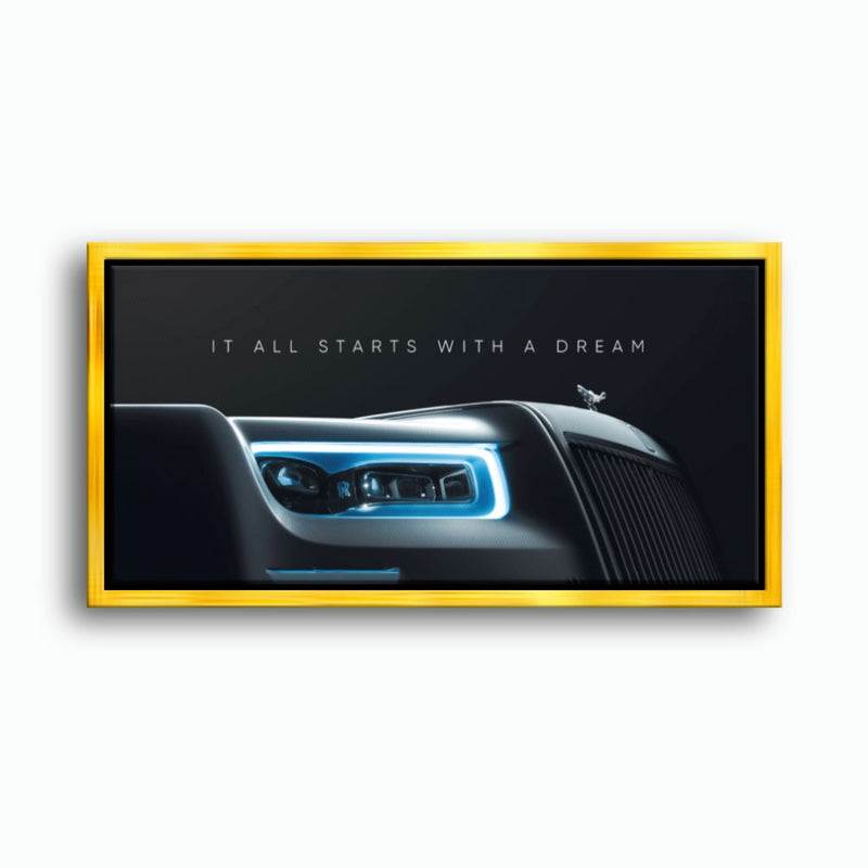 Rolls-Royce Inspirational Motivational Wall Art
