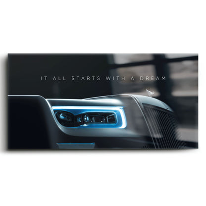 Rolls-Royce Inspirational Motivational Wall Art