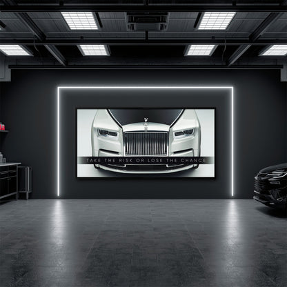 Rolls-Royce Take The Risk Wall Art