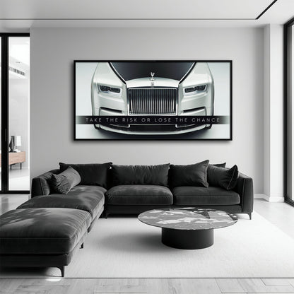Rolls-Royce Take The Risk Wall Art