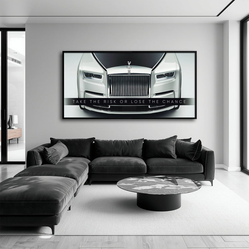 Rolls-Royce Take The Risk Wall Art