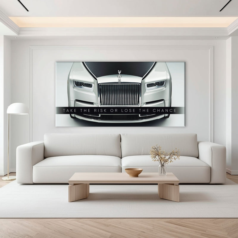 Rolls-Royce Take The Risk Wall Art