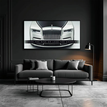 Rolls-Royce Take The Risk Wall Art