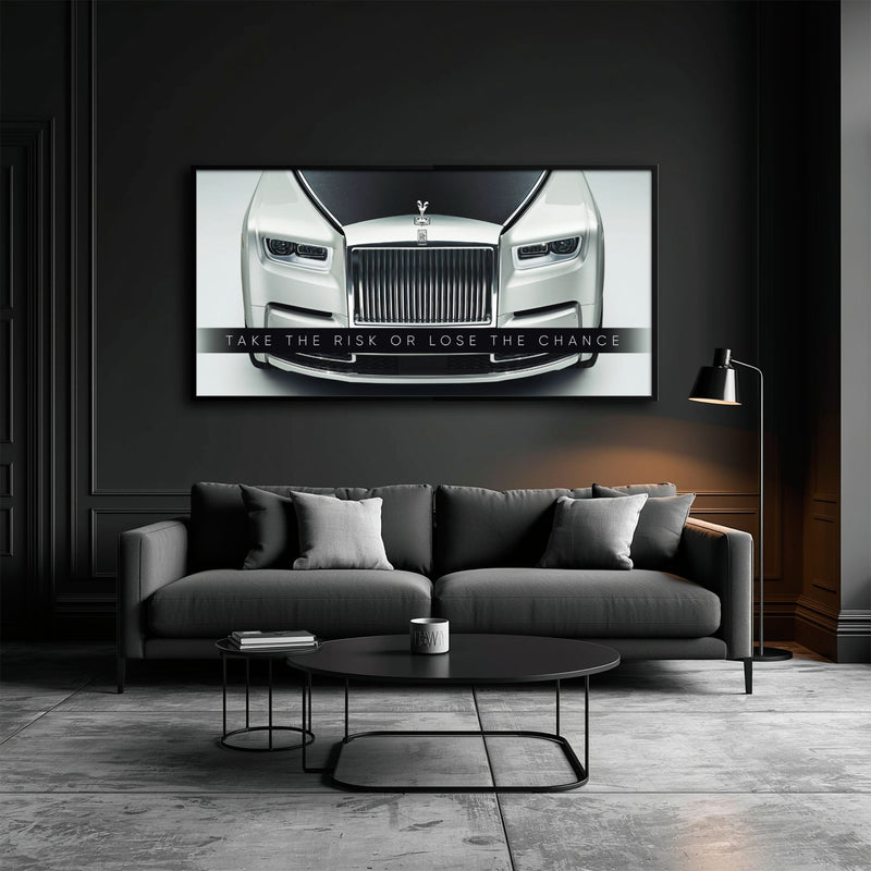 Rolls-Royce Take The Risk Wall Art