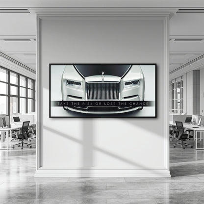 Rolls-Royce Take The Risk Wall Art