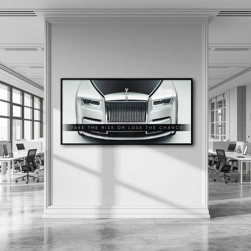 Rolls-Royce Take The Risk Wall Art