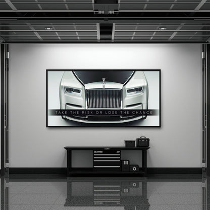 Rolls-Royce Take The Risk Wall Art