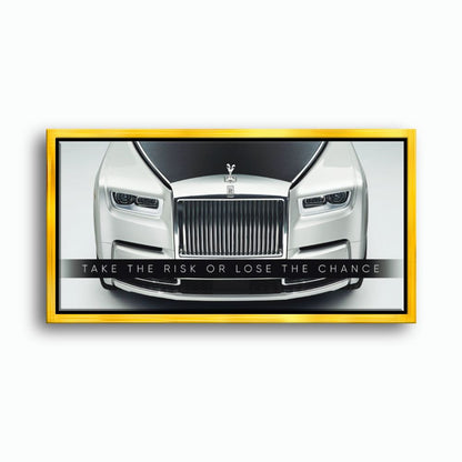 Rolls-Royce Take The Risk Wall Art