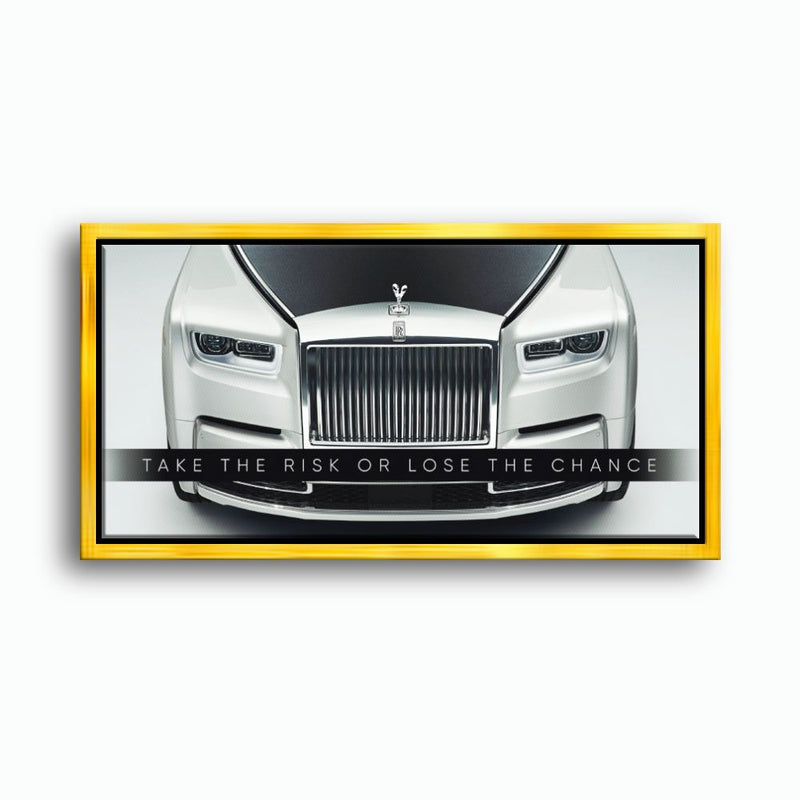 Rolls-Royce Take The Risk Wall Art