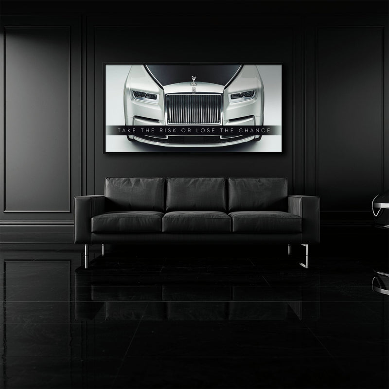 Rolls-Royce Take The Risk Wall Art