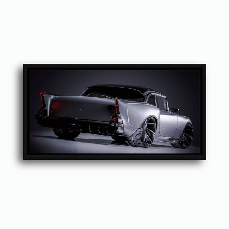 Chevrolet Bel Air Wall Art Vintage Car Canvas Print
