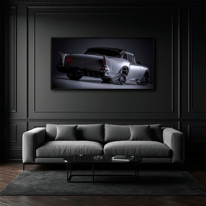 Chevrolet Bel Air Wall Art Vintage Car Canvas Print