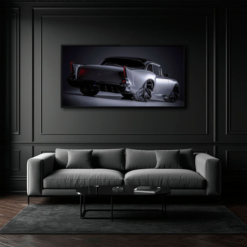 Chevrolet Bel Air Wall Art Vintage Car Canvas Print