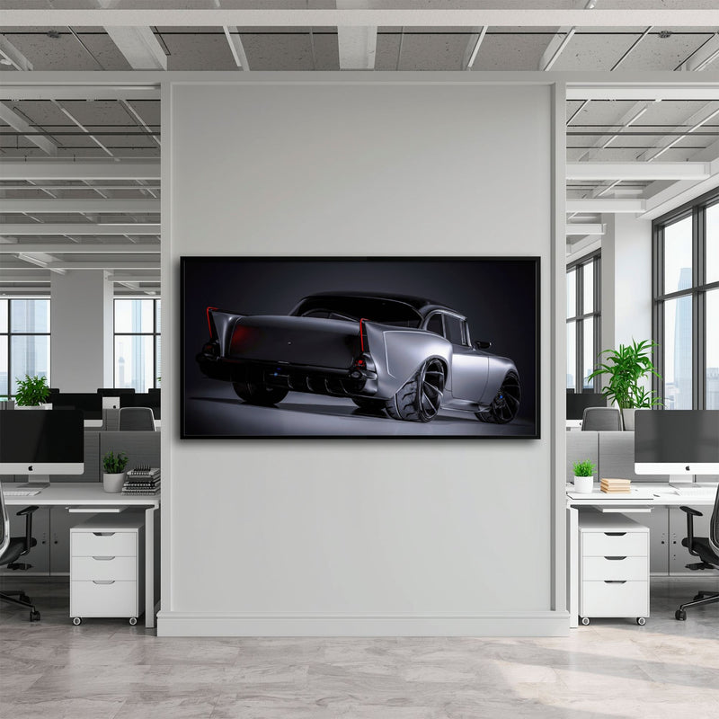 Chevrolet Bel Air Wall Art Vintage Car Canvas Print