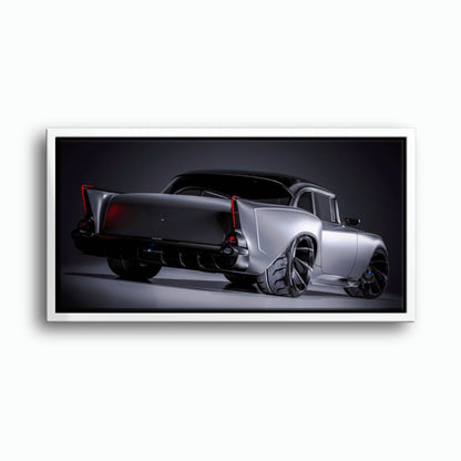 Chevrolet Bel Air Wall Art Vintage Car Canvas Print