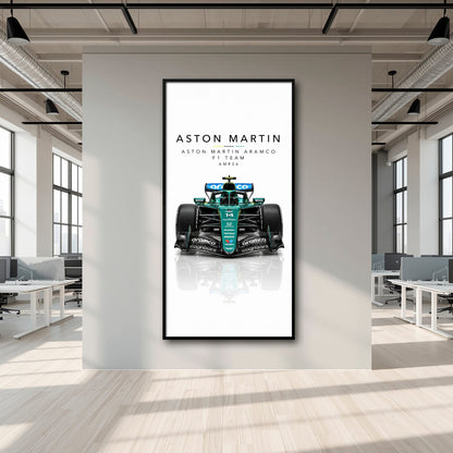 Aston Martin Aramco AMR26 Wall Art | Formula 1 Decor Cars