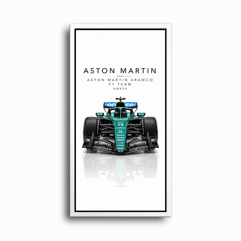 Aston Martin Aramco AMR26 Wall Art | Formula 1 Decor Cars