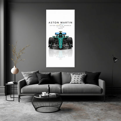Aston Martin Aramco AMR26 Wall Art | Formula 1 Decor Cars