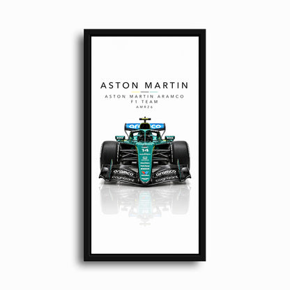 Aston Martin Aramco AMR26 Wall Art | Formula 1 Decor Cars