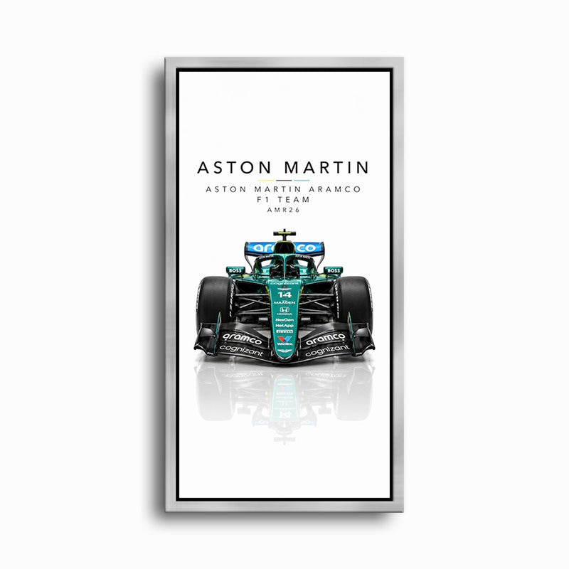 Aston Martin Aramco AMR26 Wall Art | Formula 1 Decor Cars