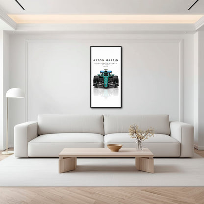 Aston Martin Aramco AMR26 Wall Art | Formula 1 Decor Cars