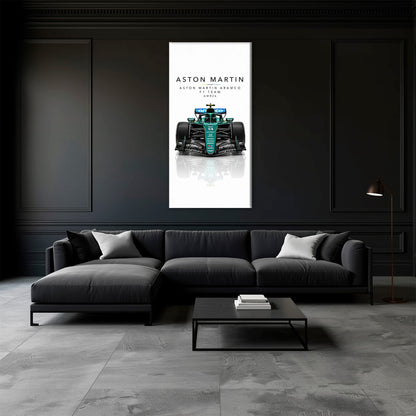 Aston Martin Aramco AMR26 Wall Art | Formula 1 Decor Cars