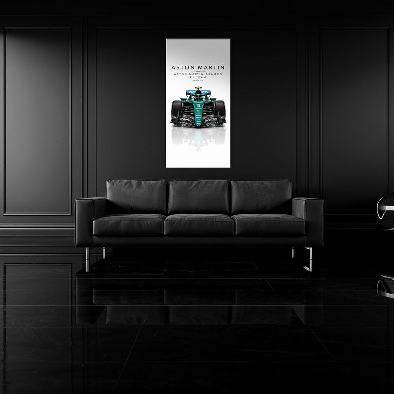 Aston Martin Aramco AMR26 Wall Art | Formula 1 Decor Cars