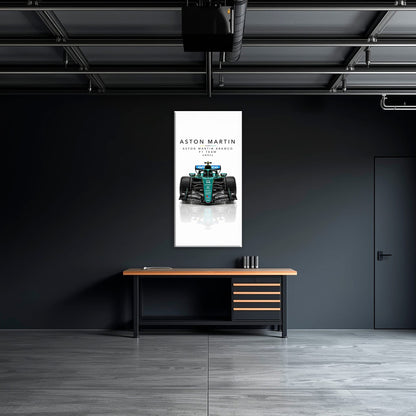 Aston Martin Aramco AMR26 Wall Art | Formula 1 Decor Cars