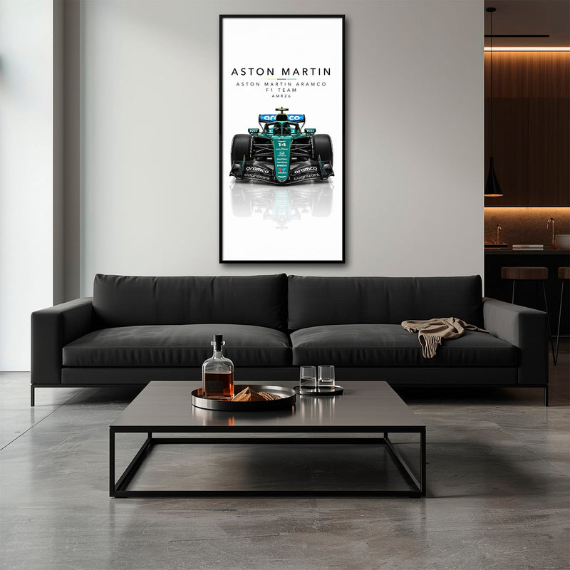 Aston Martin Aramco AMR26 Wall Art | Formula 1 Decor Cars