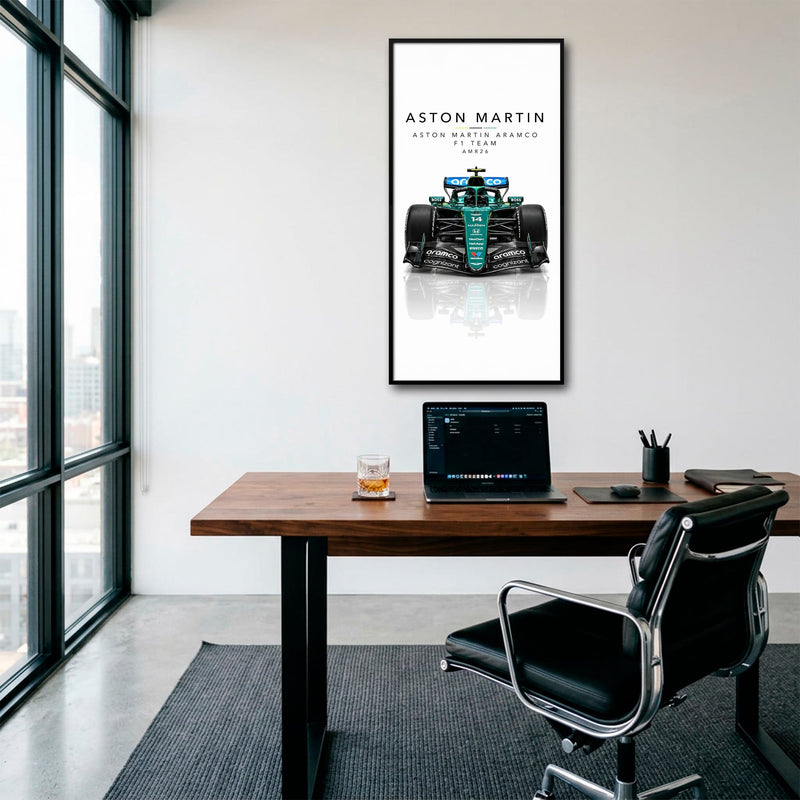 Aston Martin Aramco AMR26 Wall Art | Formula 1 Decor Cars
