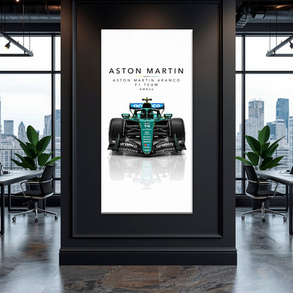 Aston Martin Aramco AMR26 Wall Art | Formula 1 Decor Cars