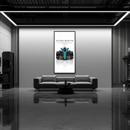 Aston Martin Aramco AMR26 Wall Art | Formula 1 Decor Cars