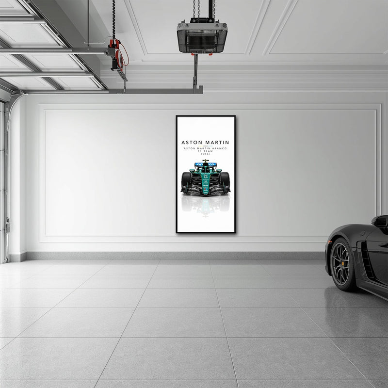 Aston Martin Aramco AMR26 Wall Art | Formula 1 Decor Cars