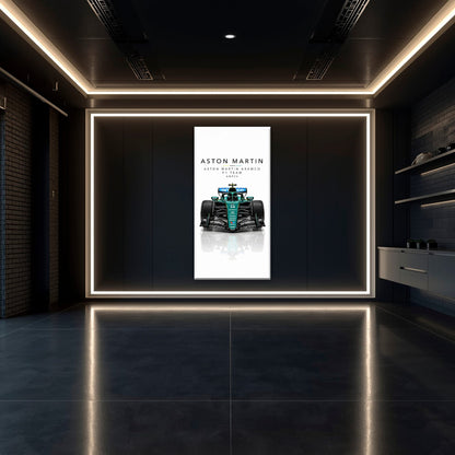 Aston Martin Aramco AMR26 Wall Art | Formula 1 Decor Cars