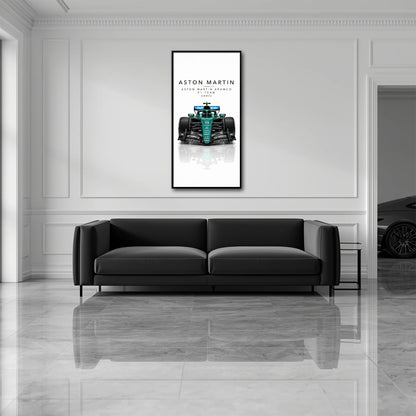 Aston Martin Aramco AMR26 Wall Art | Formula 1 Decor Cars