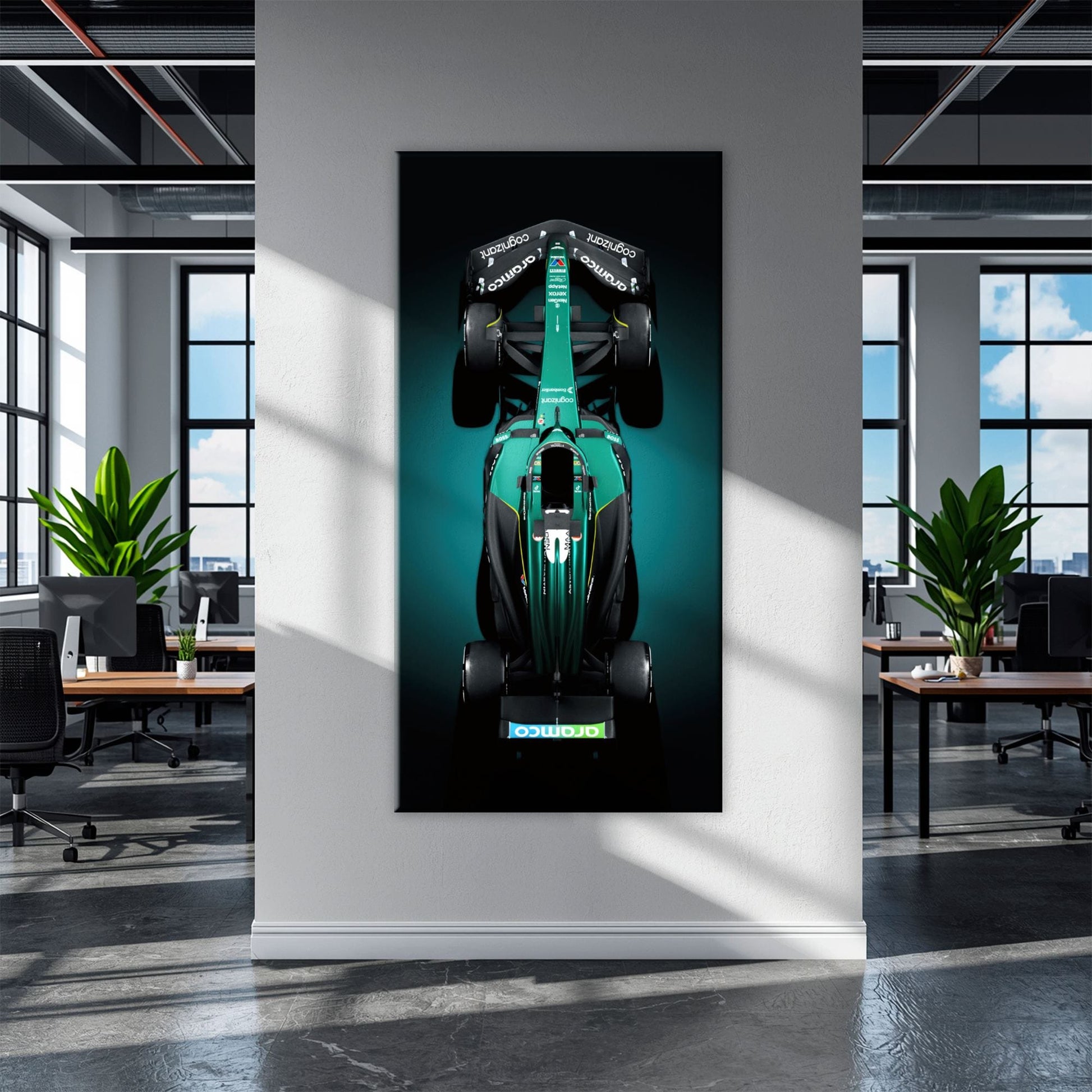 Aston Martin F1 Wall Art– Modern Sport Car Canvas Print Cars