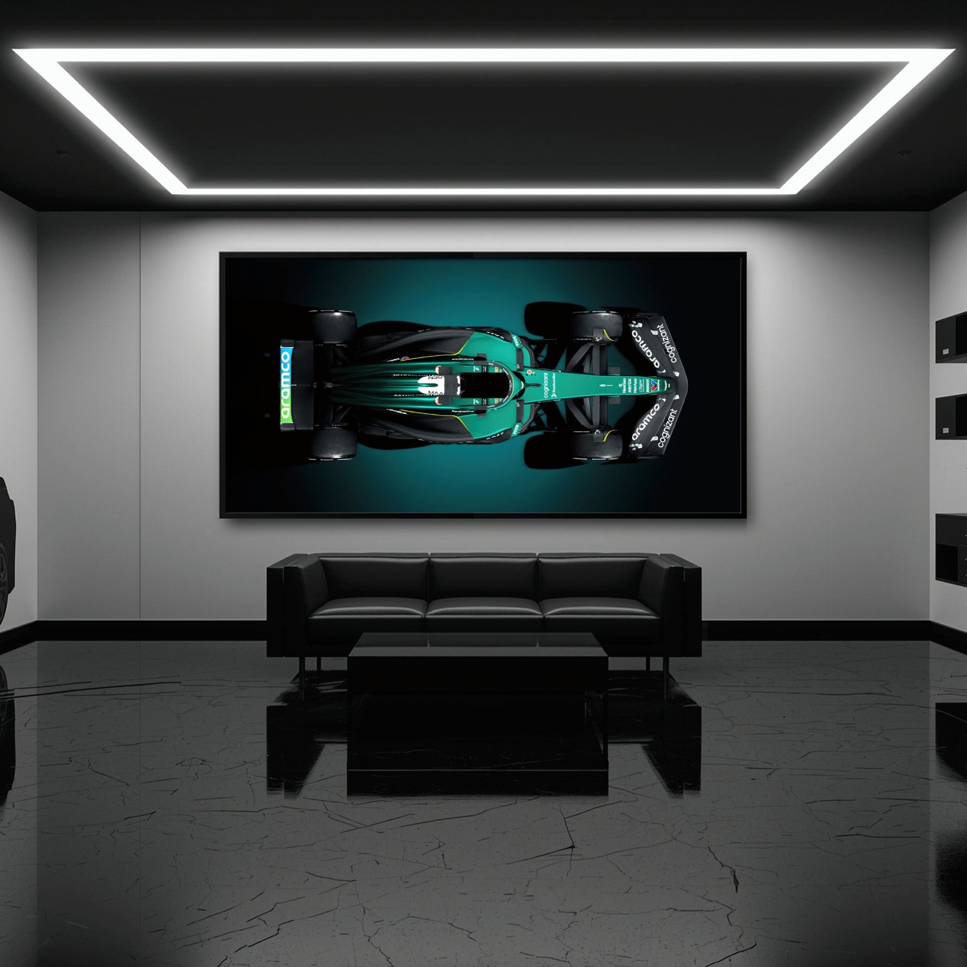 Aston Martin F1 Wall Art– Modern Sport Car Canvas Print Cars