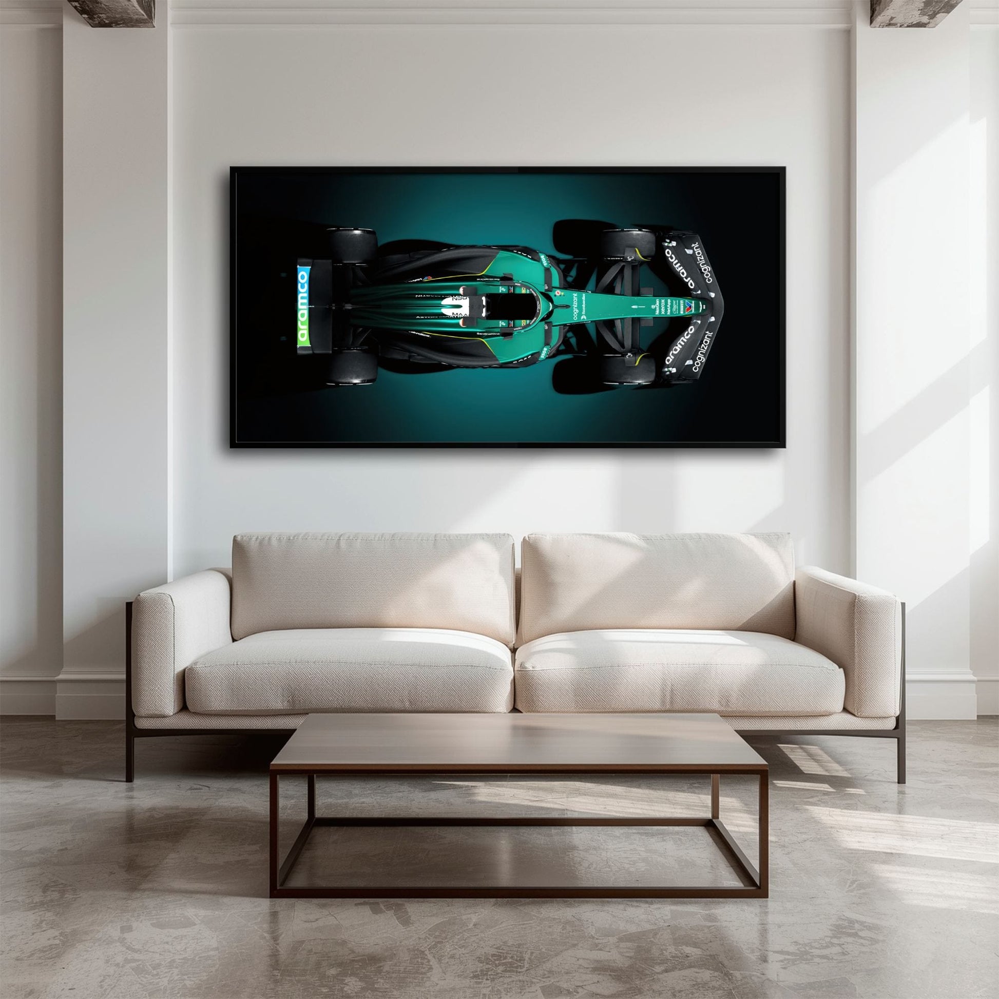 Aston Martin F1 Wall Art– Modern Sport Car Canvas Print Cars
