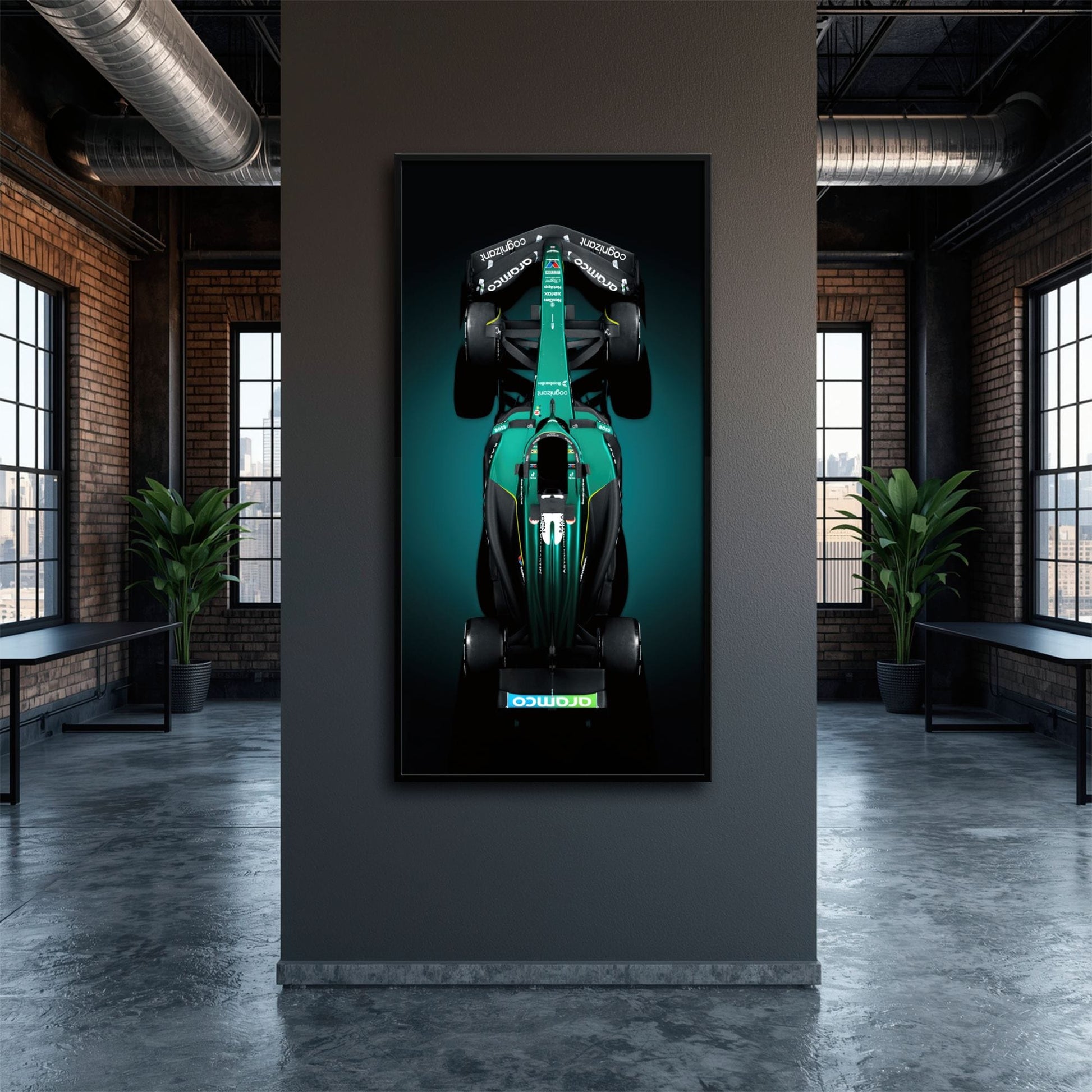 Aston Martin F1 Wall Art– Modern Sport Car Canvas Print Cars