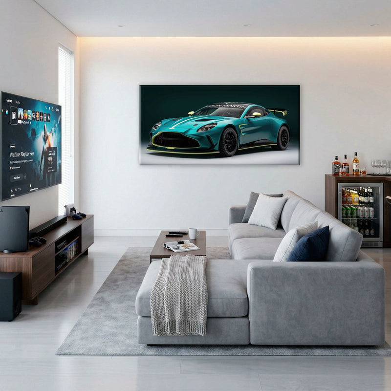 Aston Martin Wall Art – Sports Car Canvas Print - Gift For Car Lover Cars