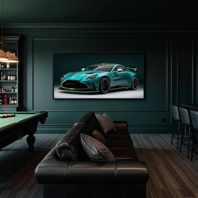 Aston Martin Wall Art – Sports Car Canvas Print - Gift For Car Lover Cars