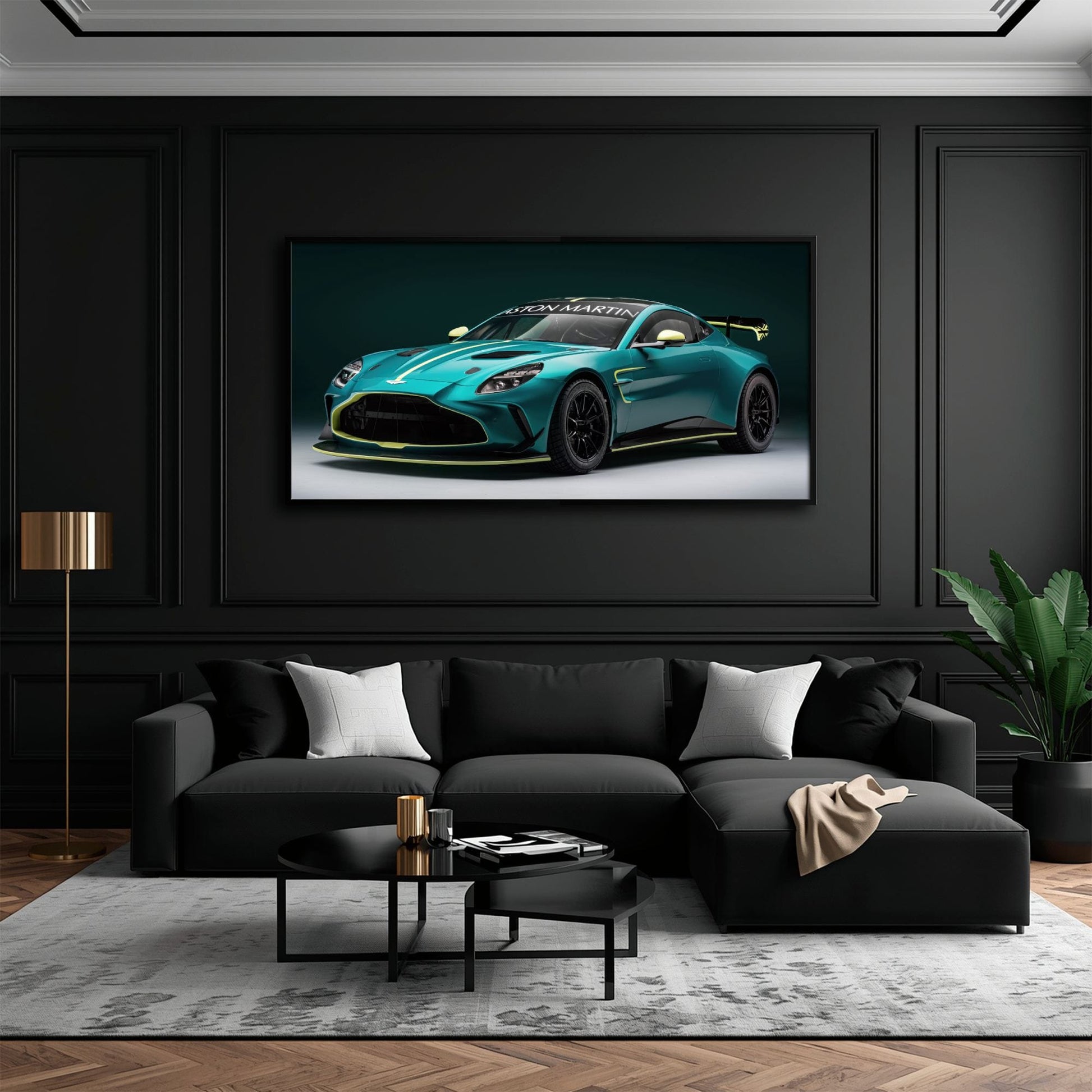 Aston Martin Wall Art – Sports Car Canvas Print - Gift For Car Lover Cars