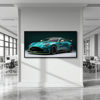 Aston Martin Wall Art – Sports Car Canvas Print - Gift For Car Lover Cars