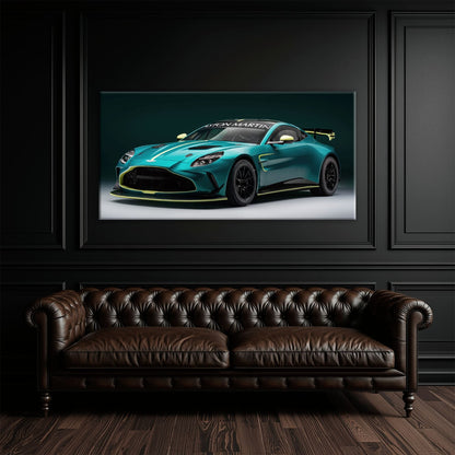 Aston Martin Wall Art – Sports Car Canvas Print - Gift For Car Lover Cars