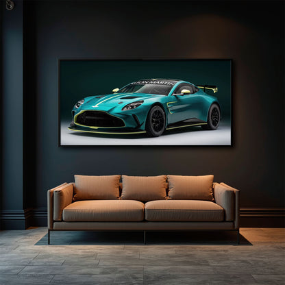 Aston Martin Wall Art – Sports Car Canvas Print - Gift For Car Lover Cars