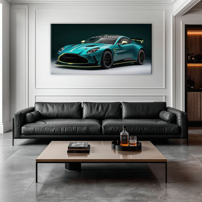 Aston Martin Wall Art – Sports Car Canvas Print - Gift For Car Lover Cars