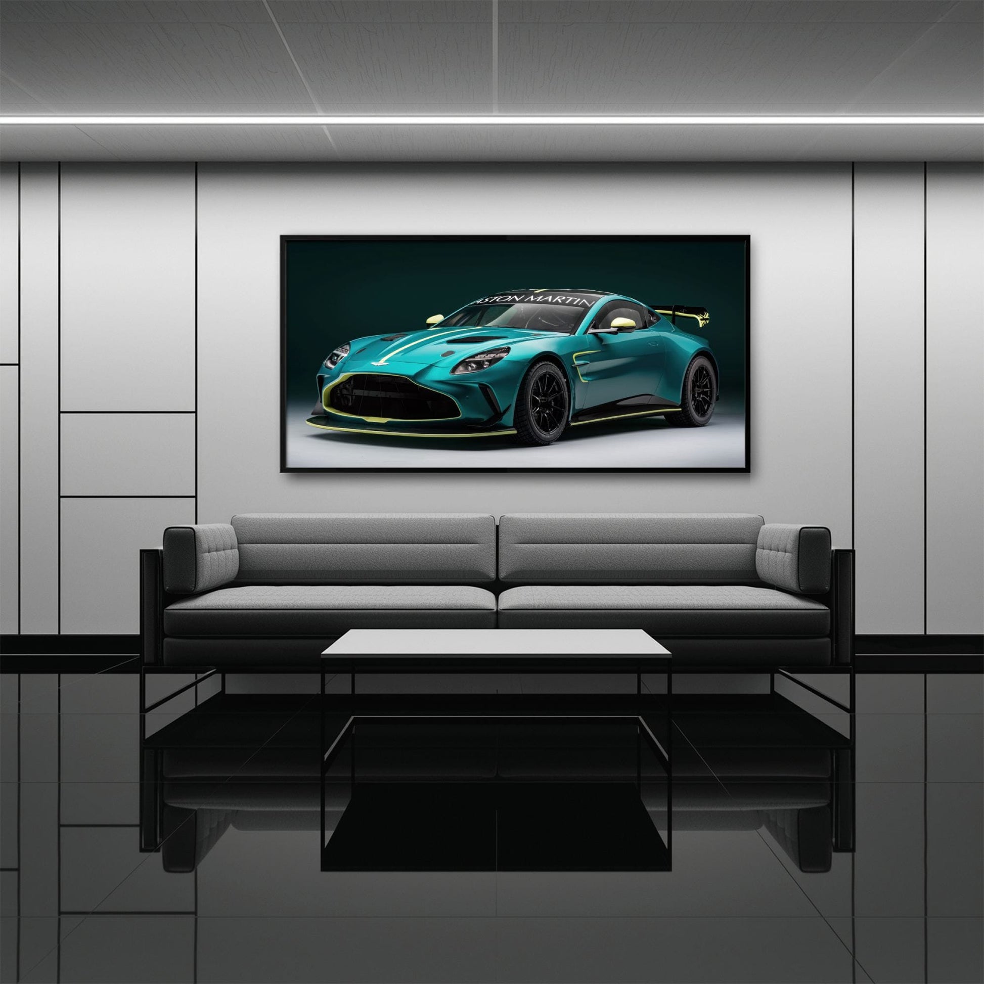 Aston Martin Wall Art – Sports Car Canvas Print - Gift For Car Lover Cars
